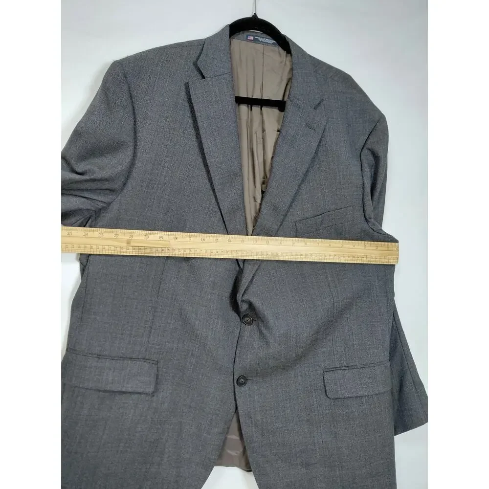 Walter Morton Clothes Made in USA Gray Lined Jacket Men Size 54